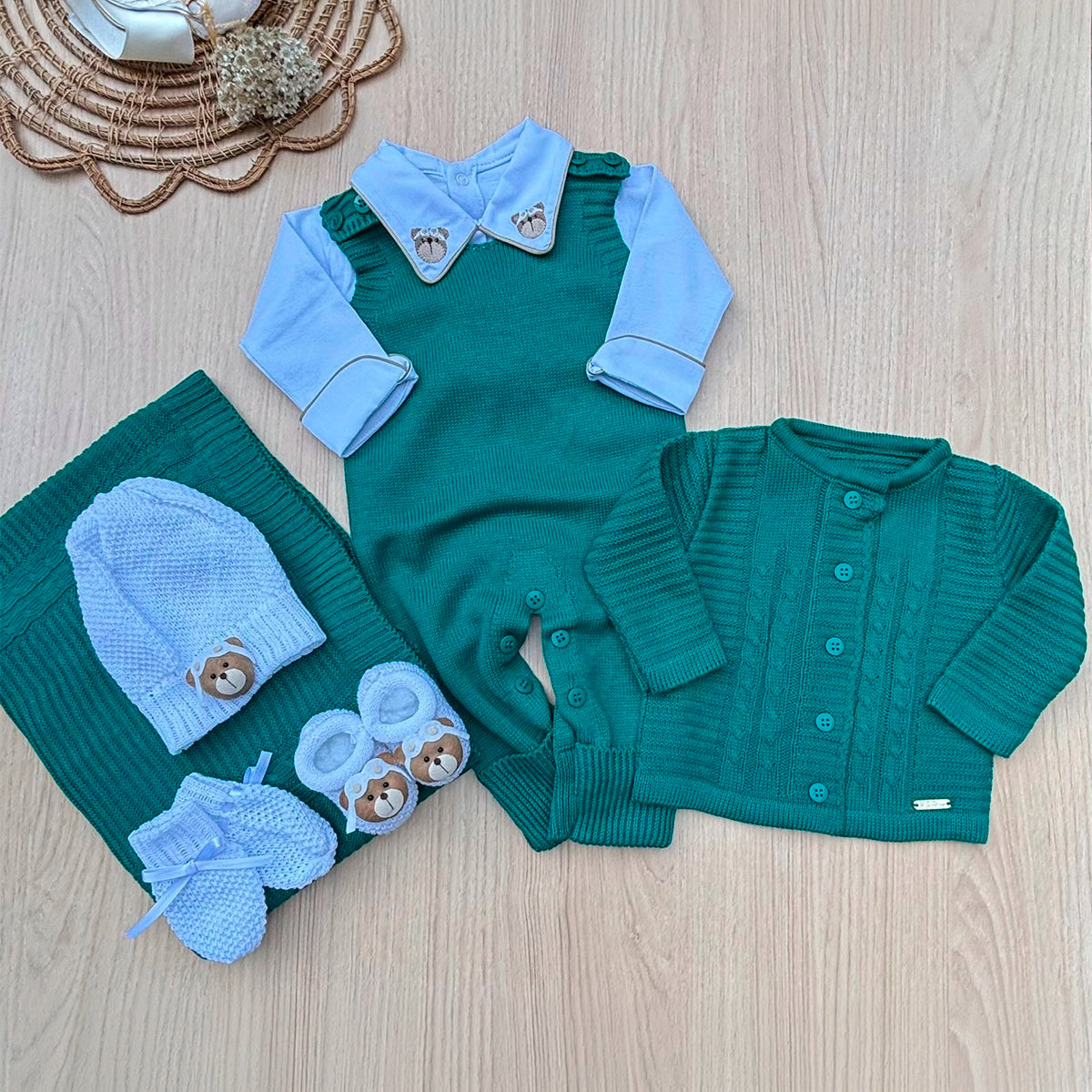 Saída Maternidade Tricot Noah