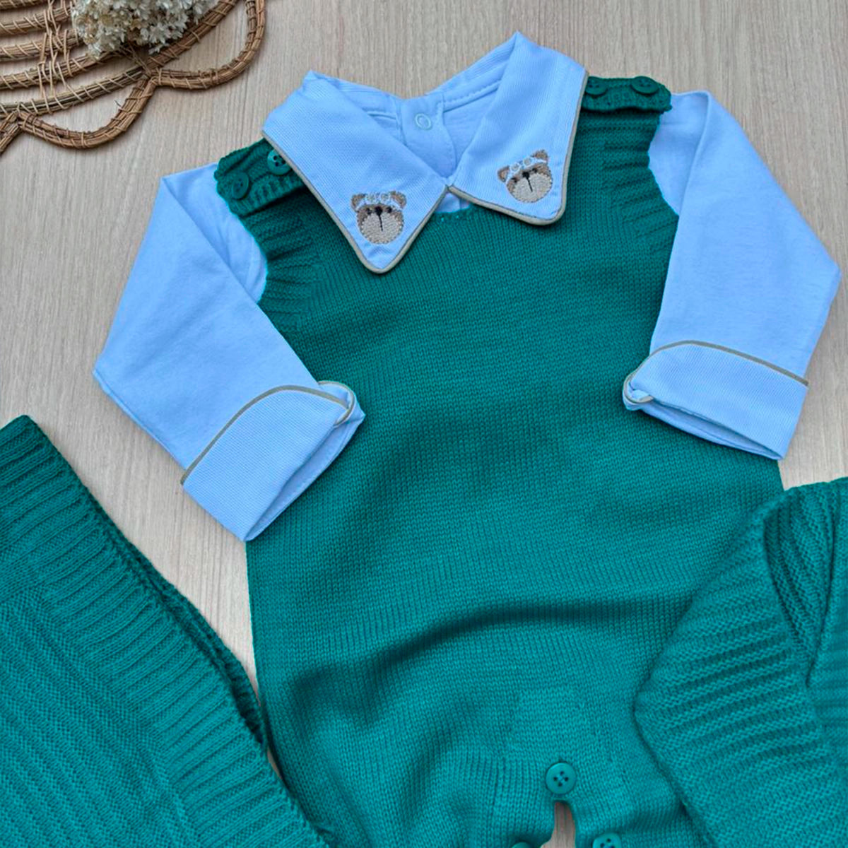 Saída Maternidade Tricot Noah
