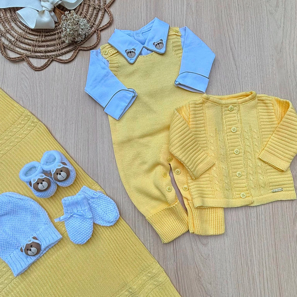 Saída Maternidade Tricot Noah