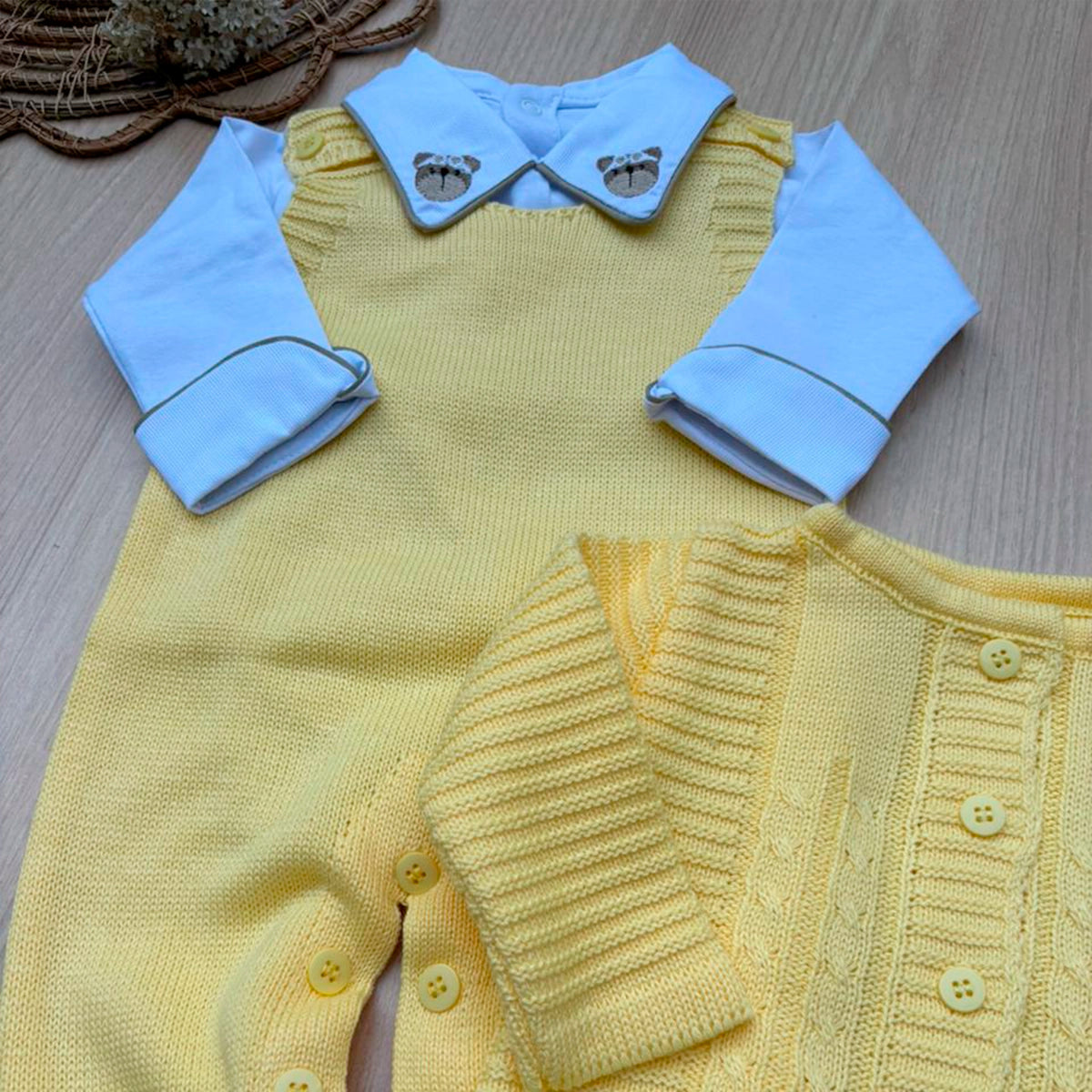 Saída Maternidade Tricot Noah