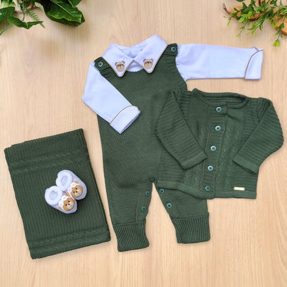Saída Maternidade Tricot Noah