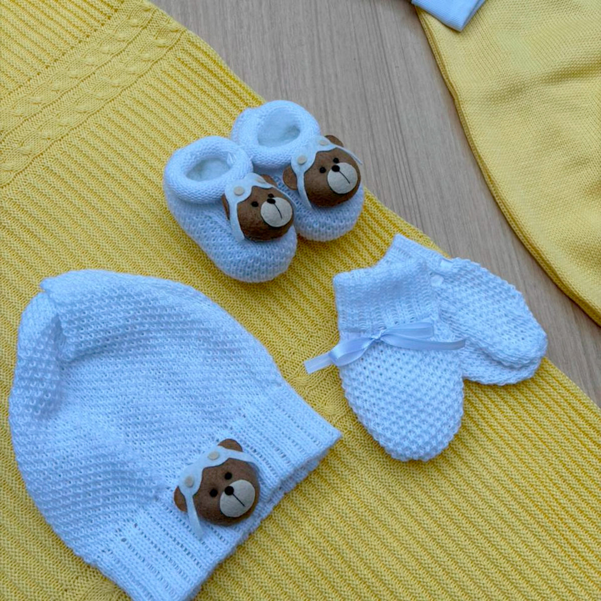 Saída Maternidade Tricot Noah