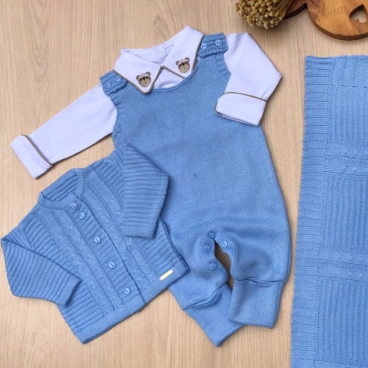 Saída Maternidade Tricot Noah