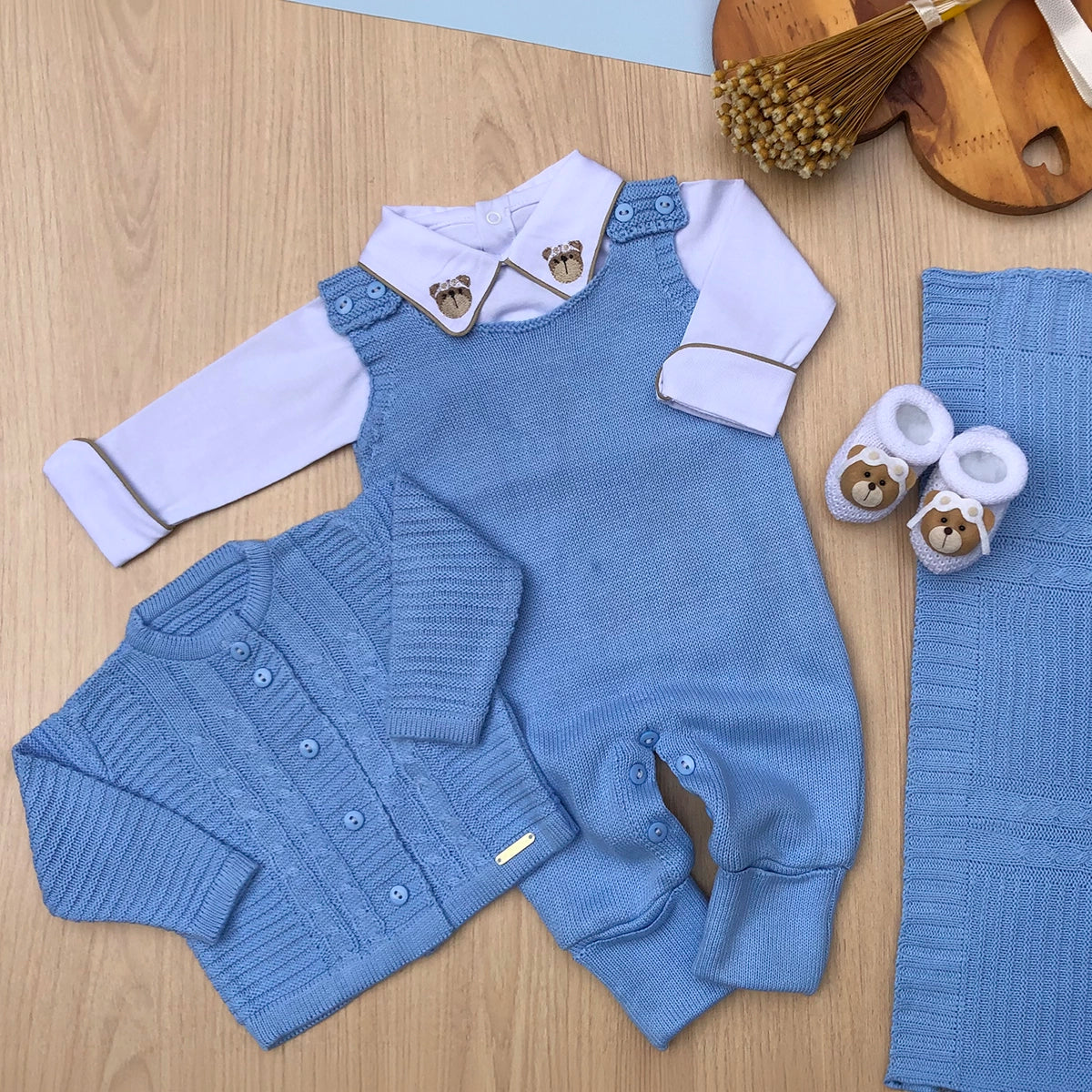 Saída Maternidade Tricot Noah