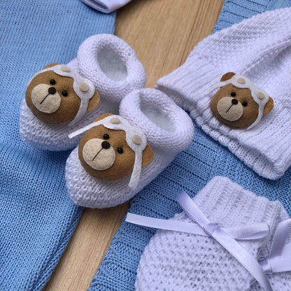 Saída Maternidade Tricot Noah