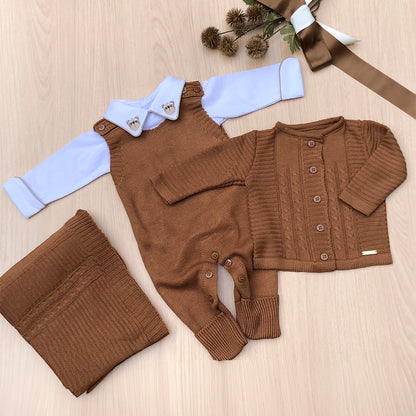 Saída Maternidade Tricot Noah