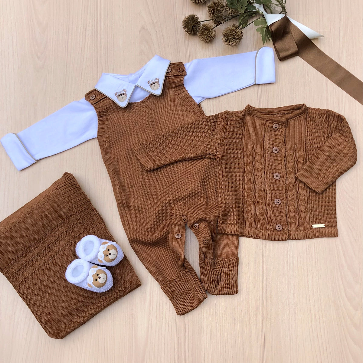Saída Maternidade Tricot Noah