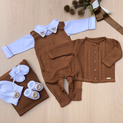 Saída Maternidade Tricot Noah