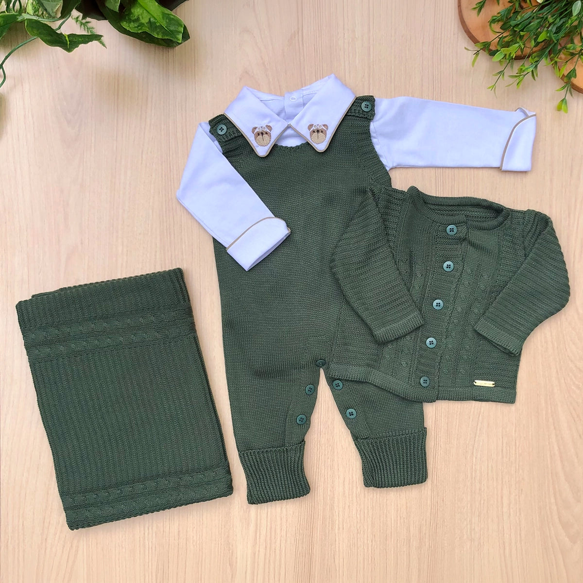 Saída Maternidade Tricot Noah