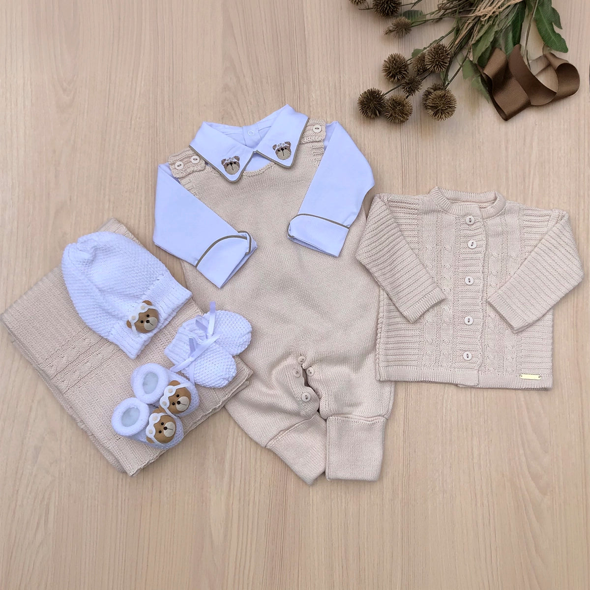 Saída Maternidade Tricot Noah