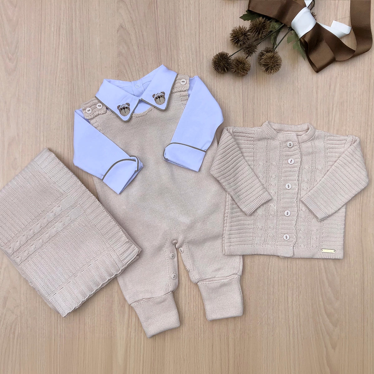 Saída Maternidade Tricot Noah