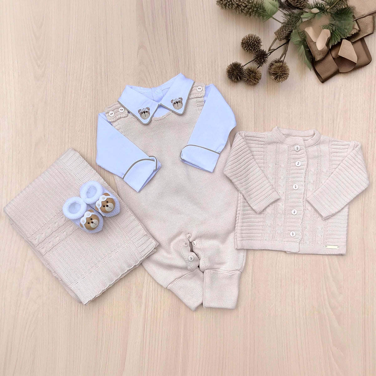 Saída Maternidade Tricot Noah