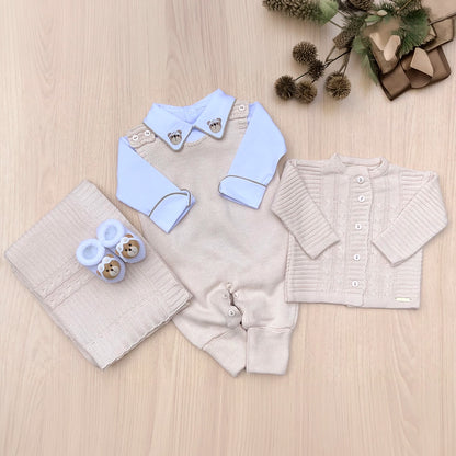 Saída Maternidade Tricot Noah