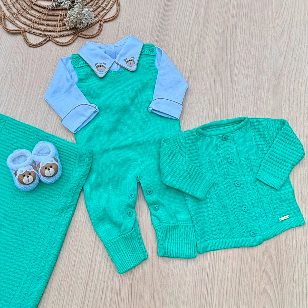 Saída Maternidade Tricot Noah