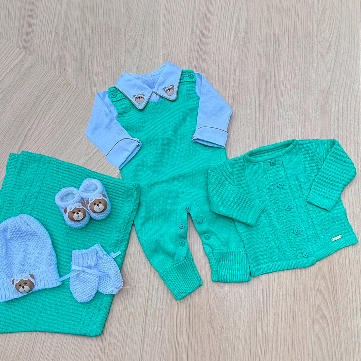 Saída Maternidade Tricot Noah