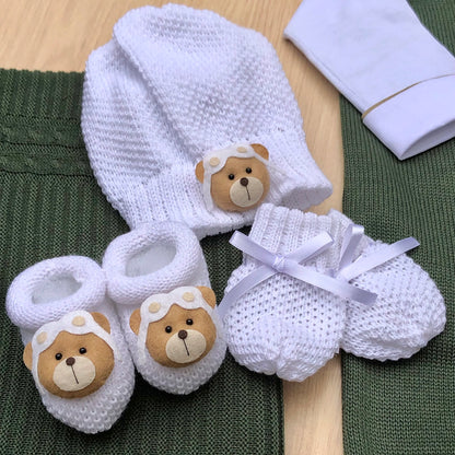 Saída Maternidade Tricot Noah