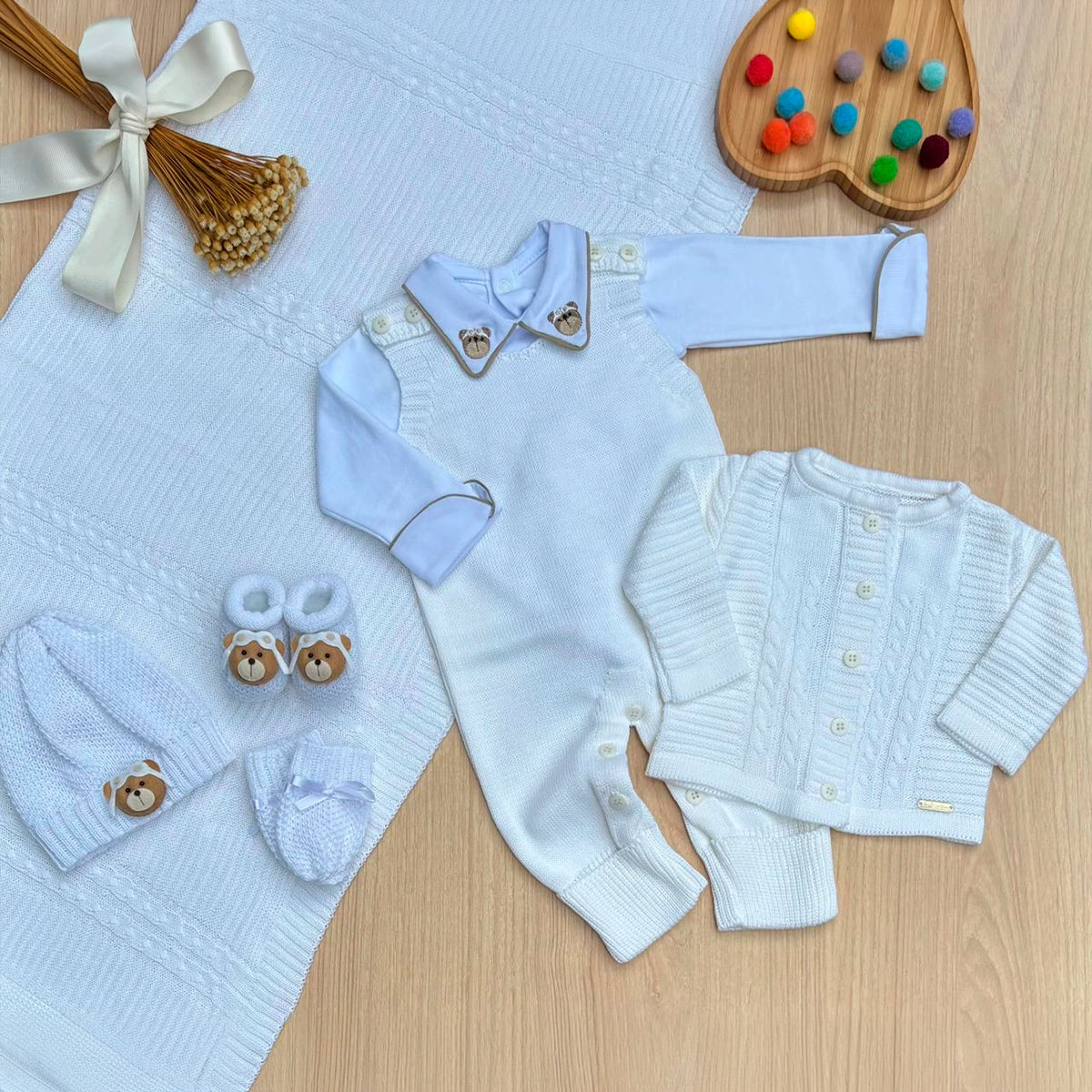 Saída Maternidade Tricot Noah