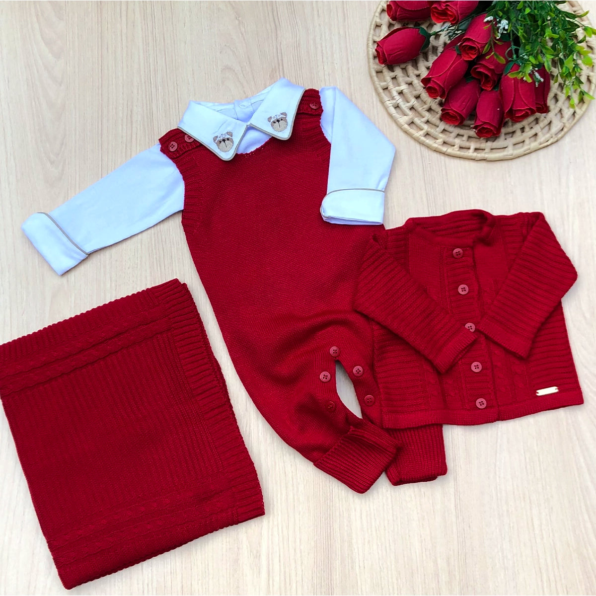 Saída Maternidade Tricot Noah