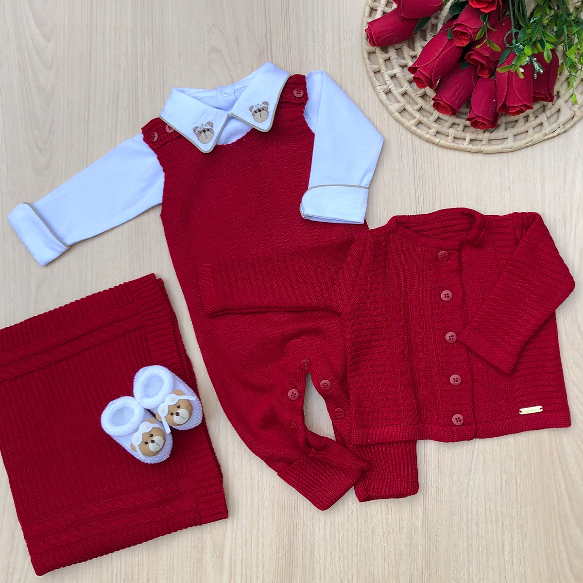 Saída Maternidade Tricot Noah