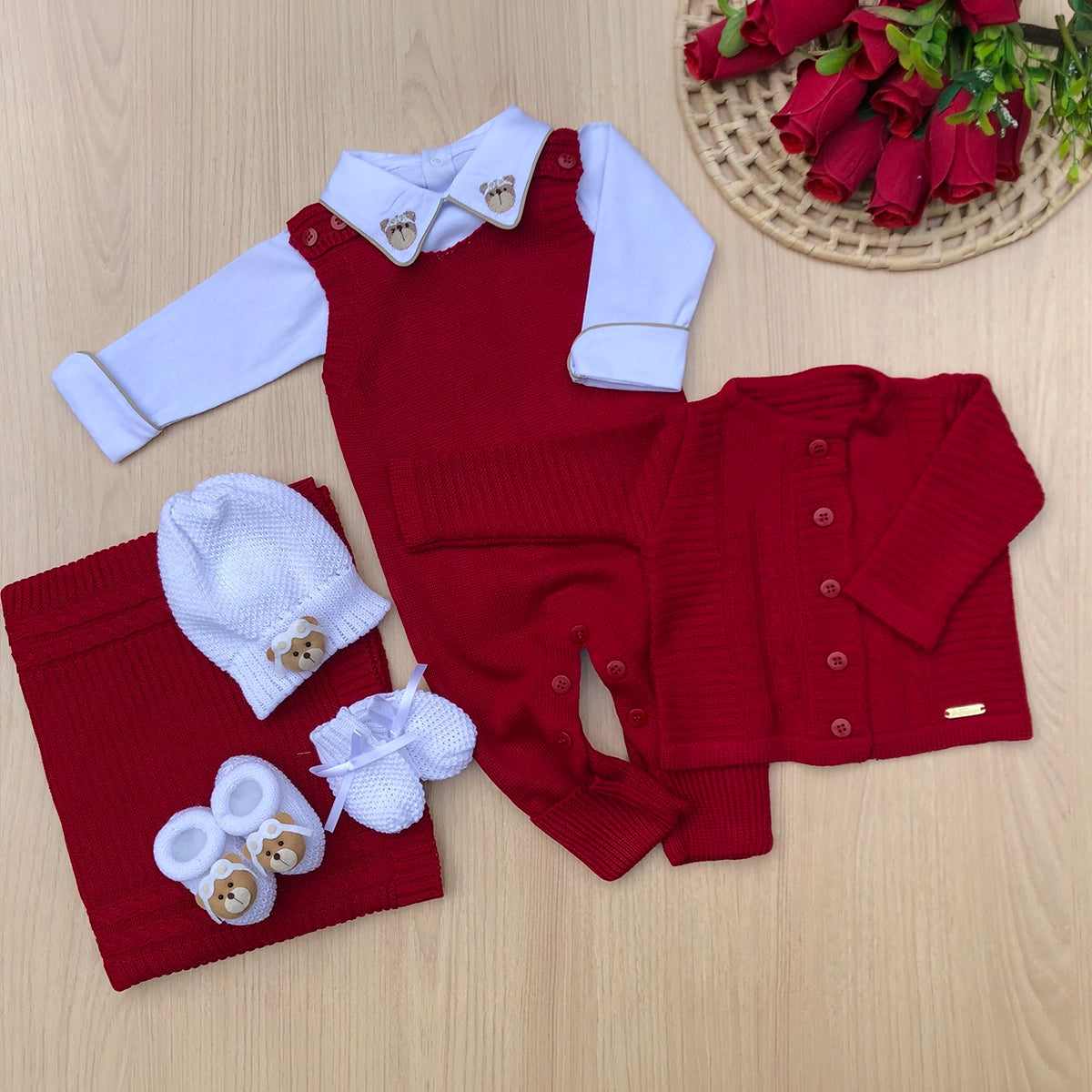 Saída Maternidade Tricot Noah