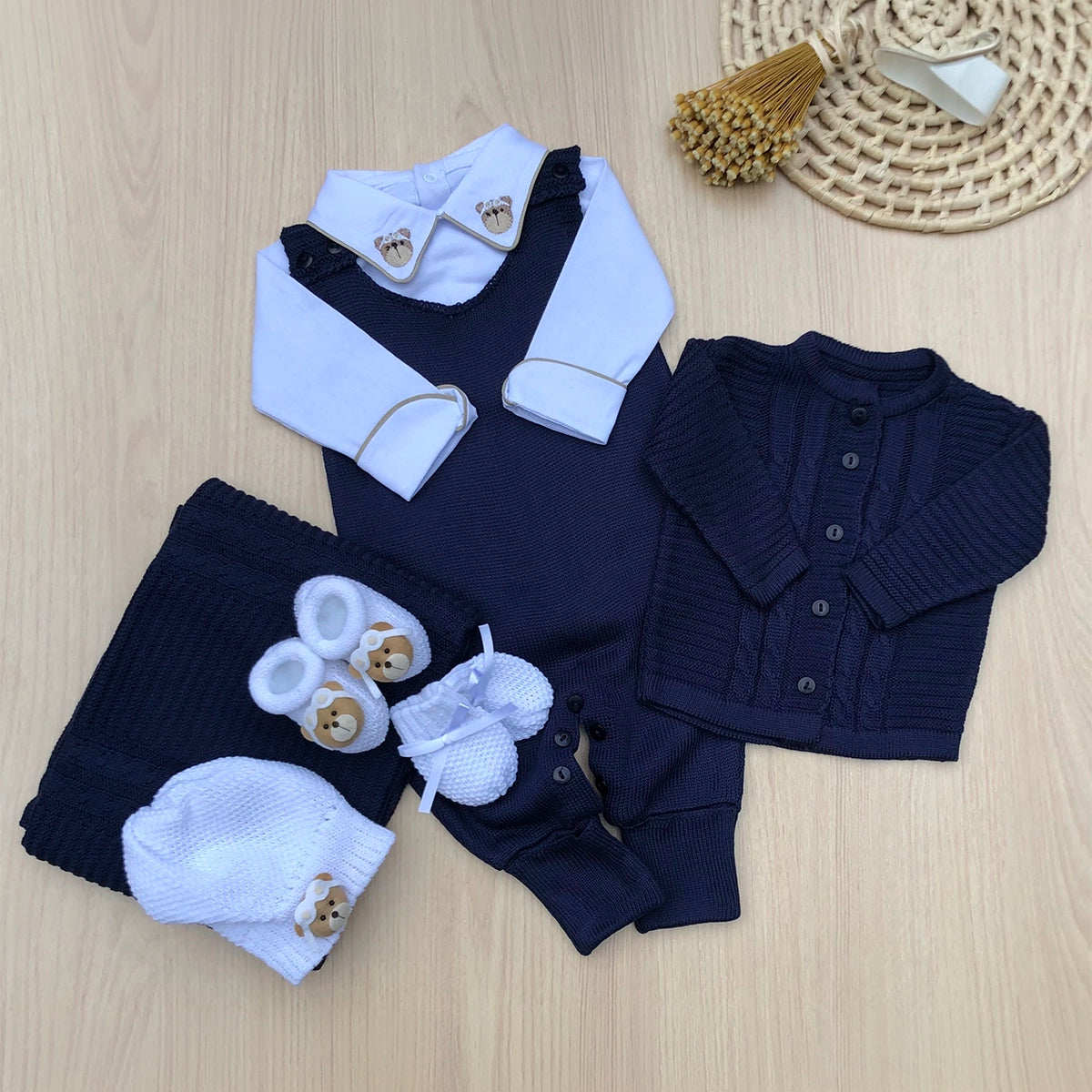 Saída Maternidade Tricot Noah