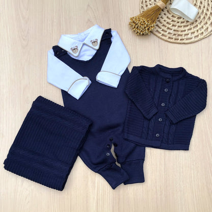 Saída Maternidade Tricot Noah