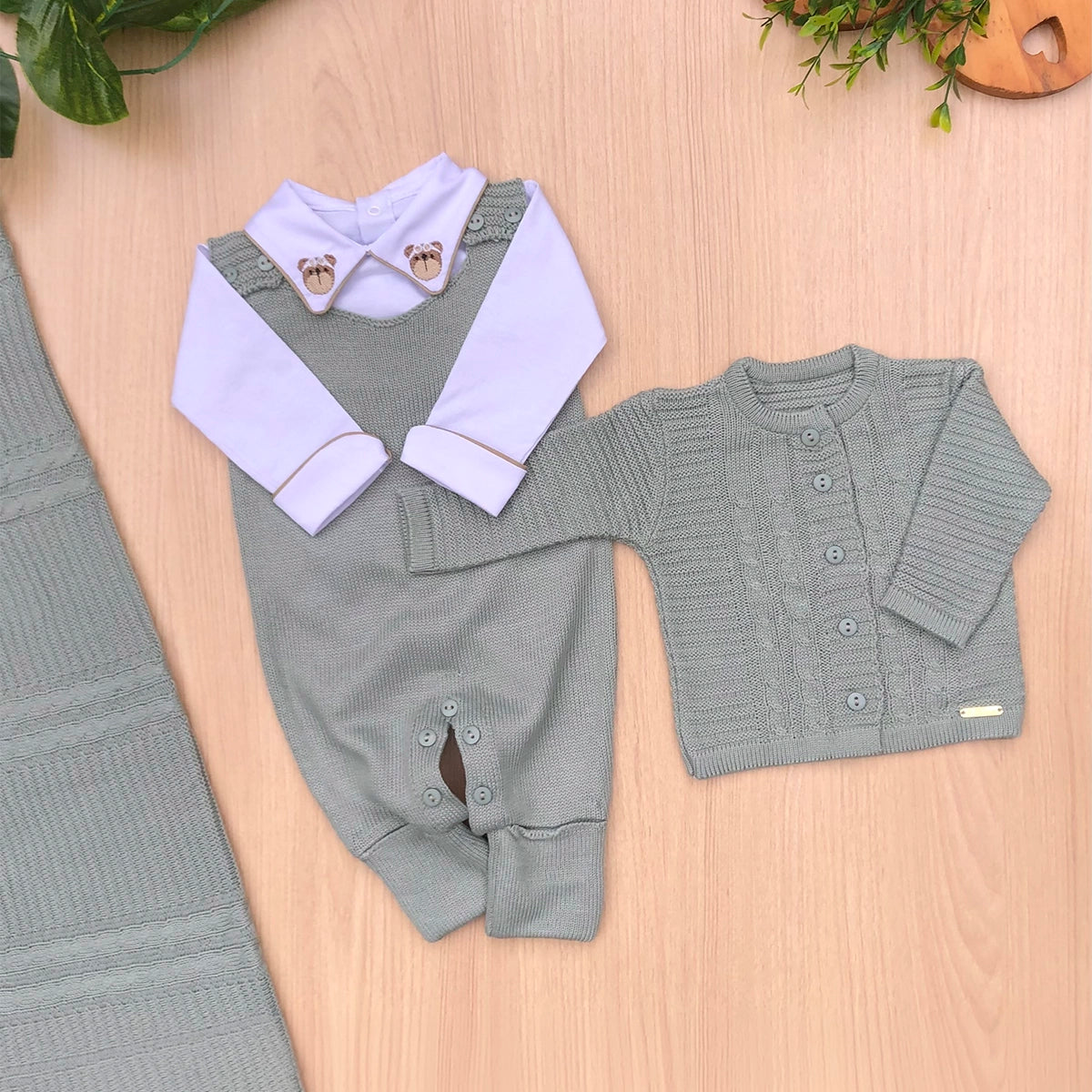 Saída Maternidade Tricot Noah