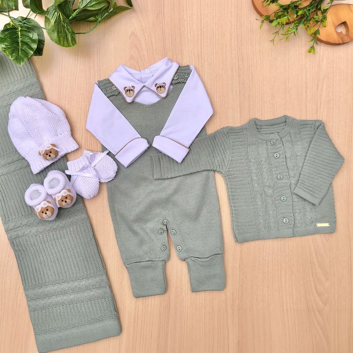 Saída Maternidade Tricot Noah