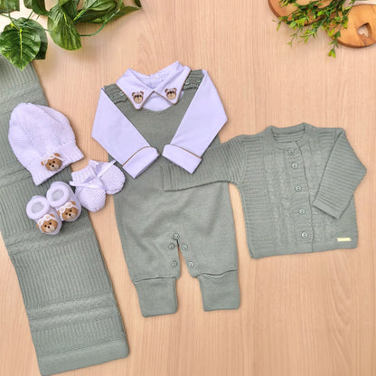 Saída Maternidade Tricot Noah
