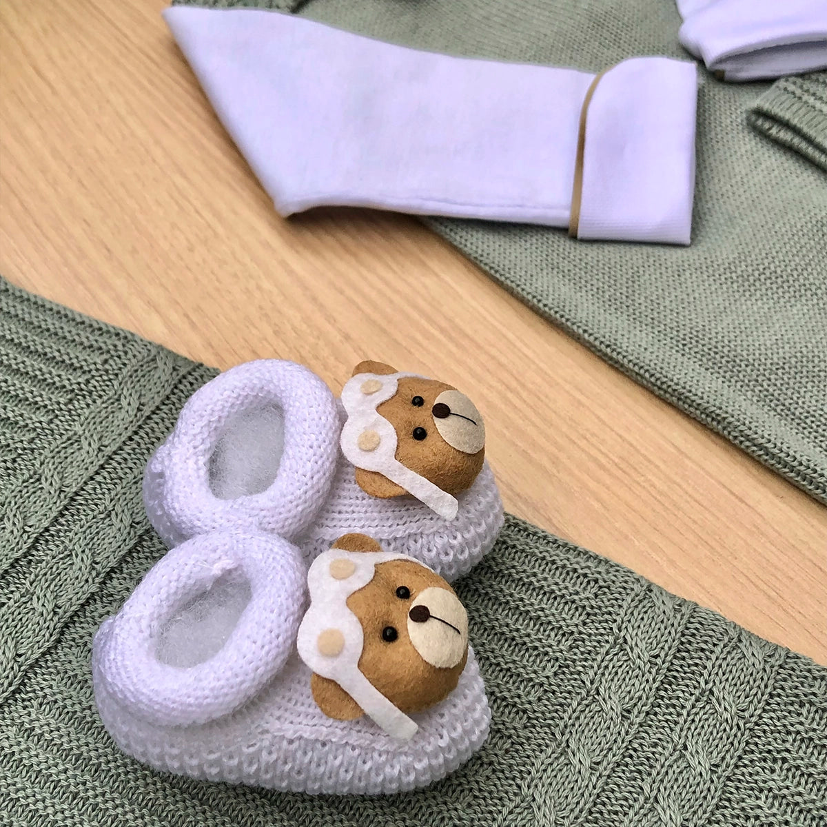 Saída Maternidade Tricot Noah