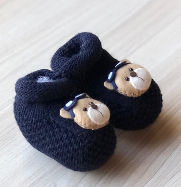Sapatinho Bebê Urso Aviador