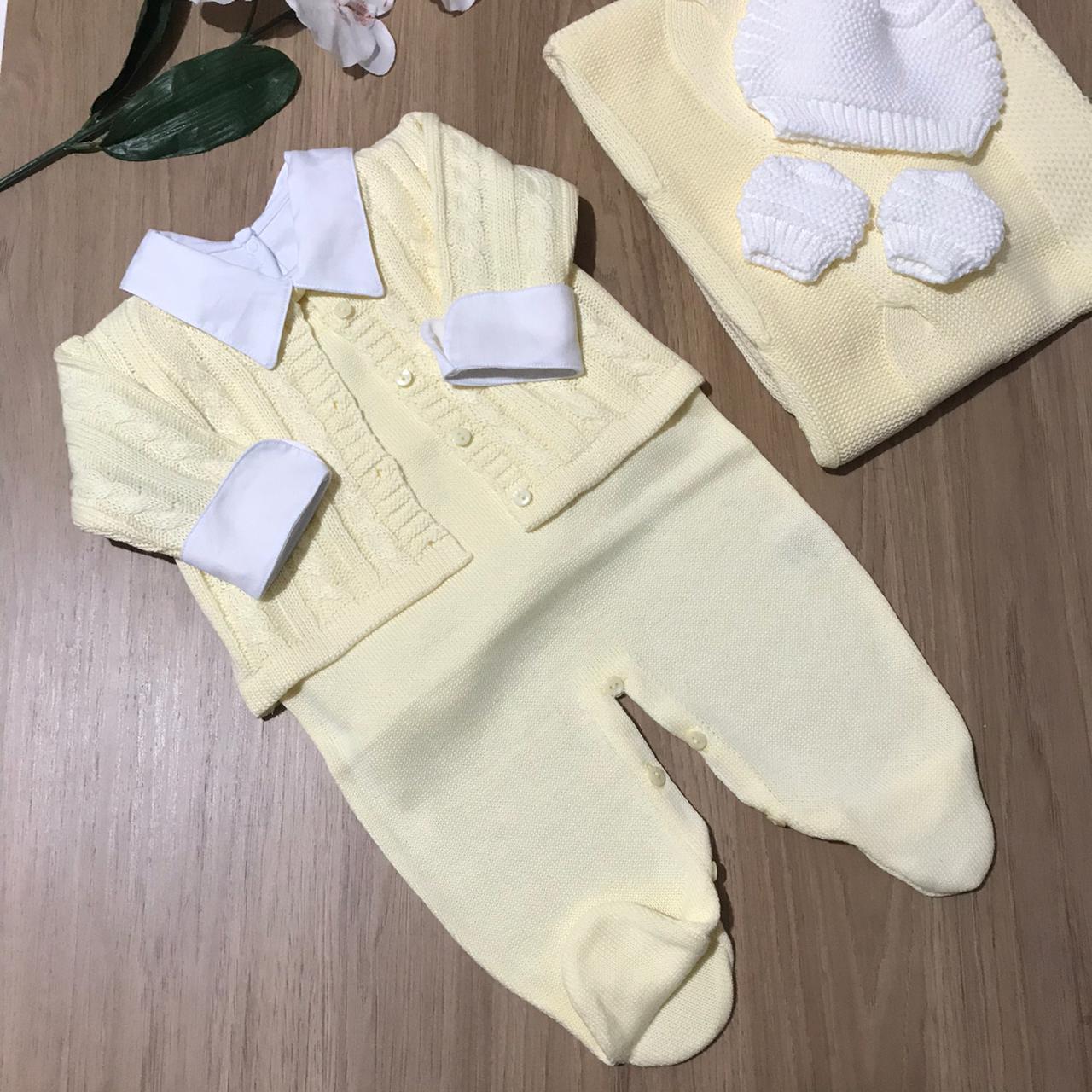 Saída Maternidade Tricot Caio
