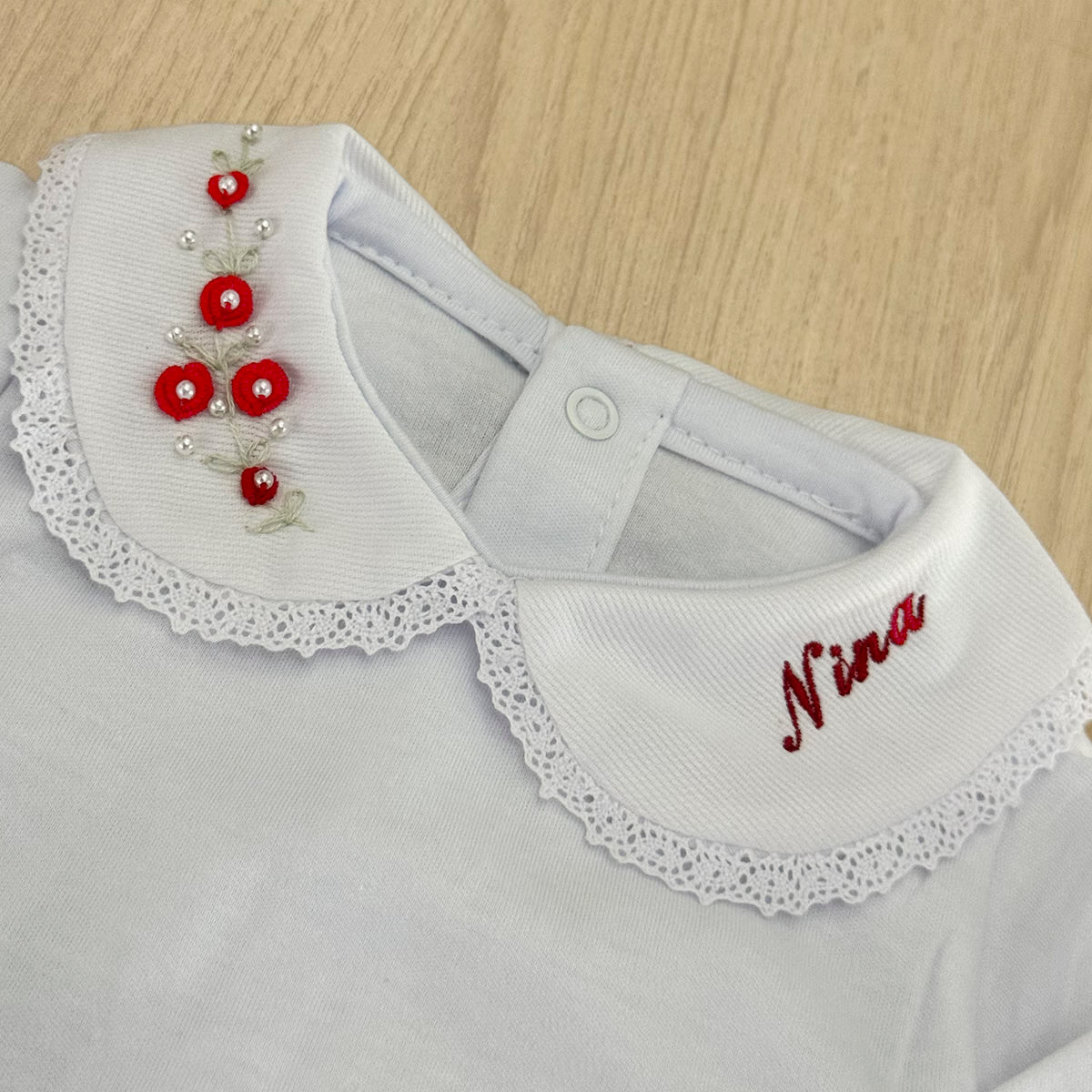 Body Bebê Rococo Nina Personalizado