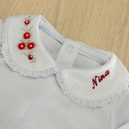 Body Bebê Rococo Nina Personalizado