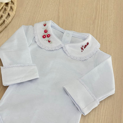 Body Bebê Rococo Nina Personalizado