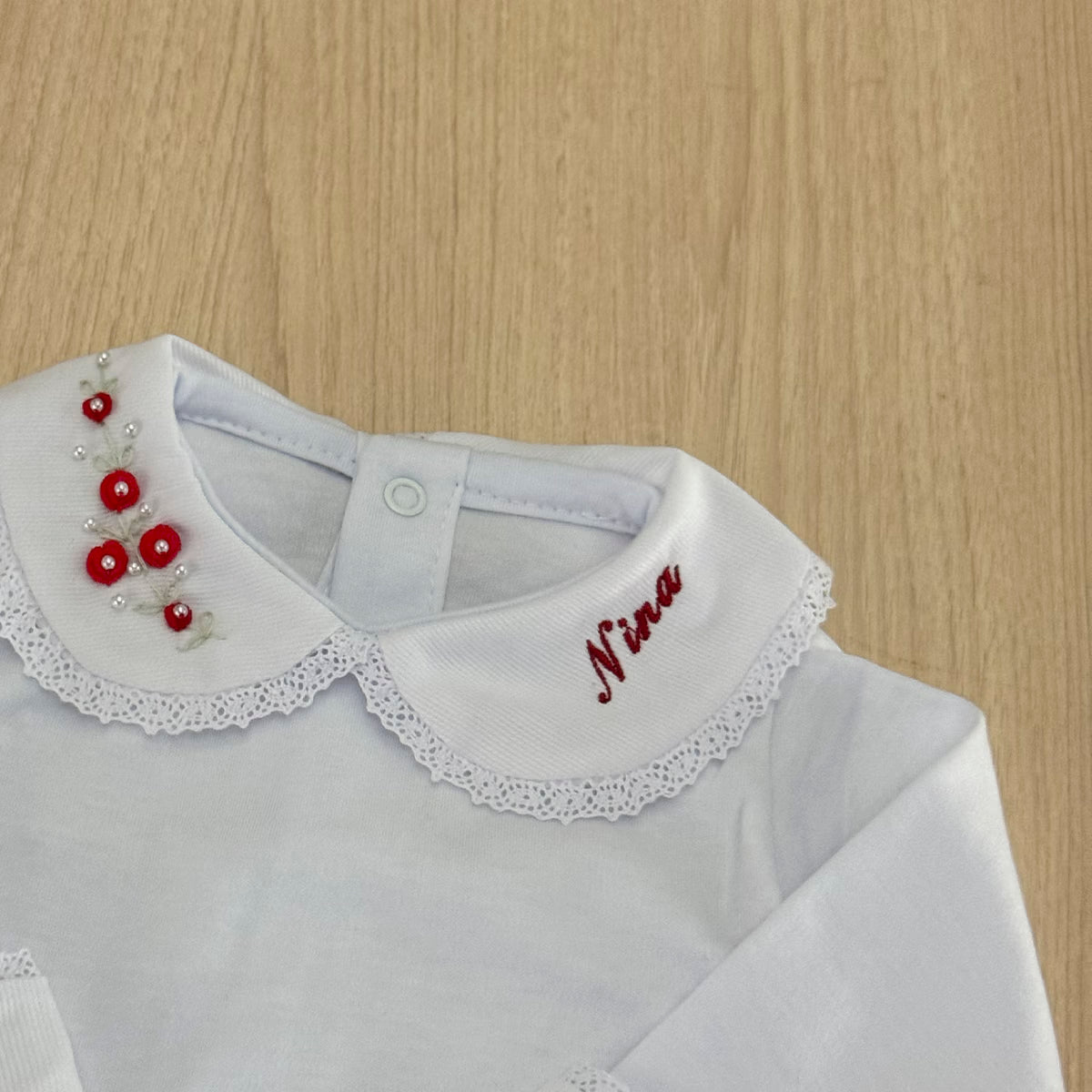 Body Bebê Rococo Nina Personalizado
