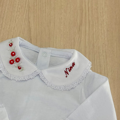 Body Bebê Rococo Nina Personalizado