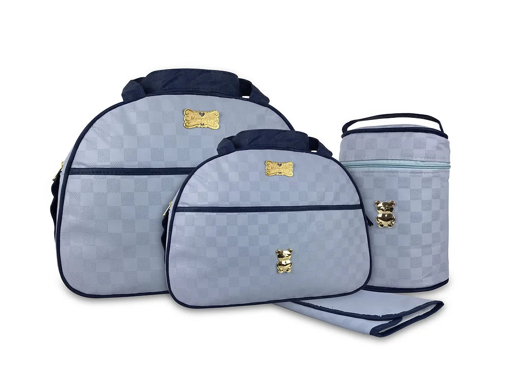 Bolsa Maternidade Mosaico Quadriculado