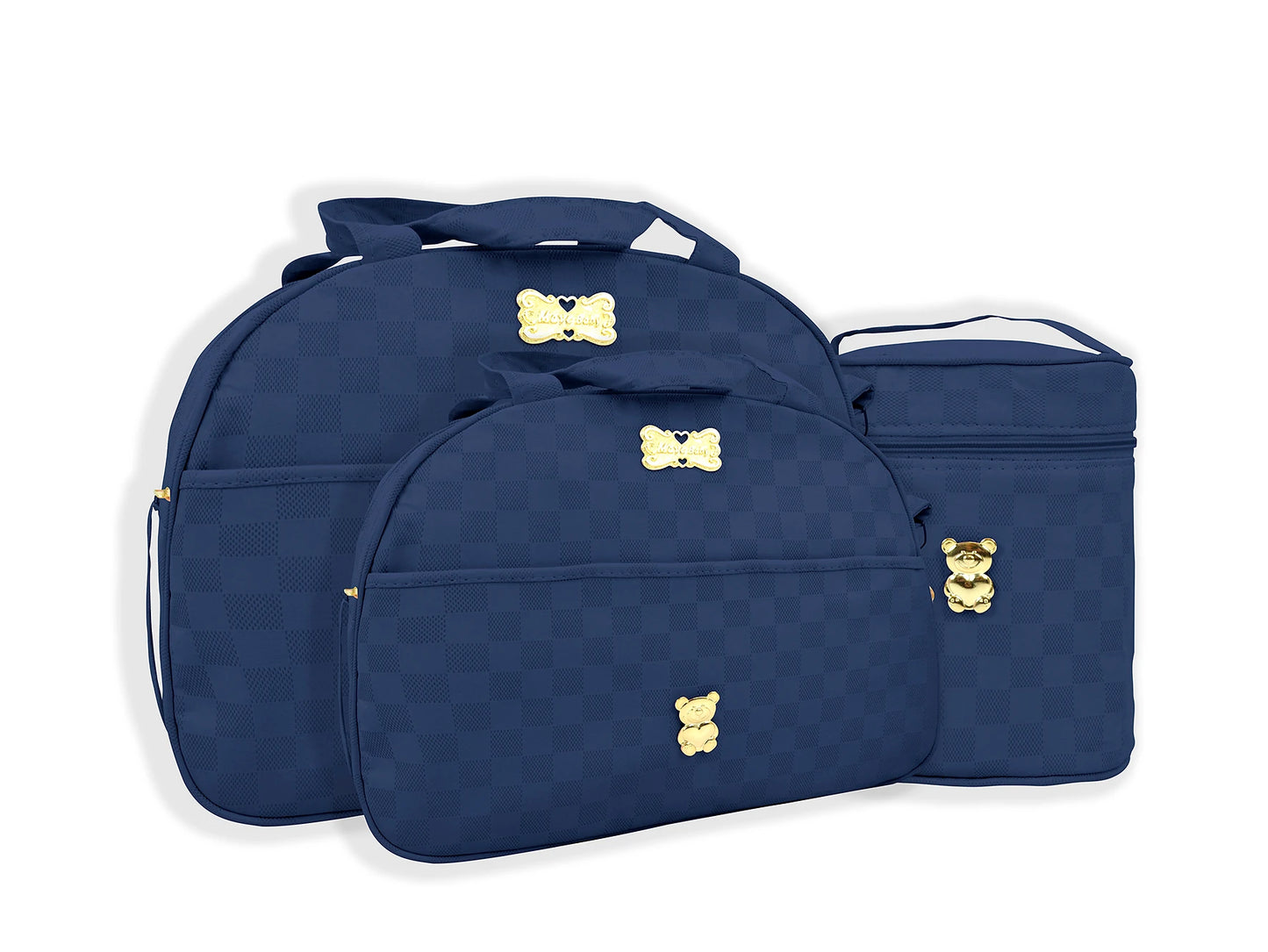 Bolsa Maternidade Mosaico Quadriculado