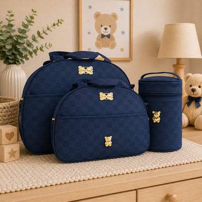 Bolsa Maternidade Mosaico Quadriculado