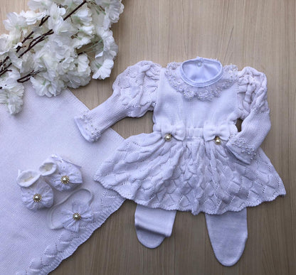 Saída Maternidade Tricot Bianca