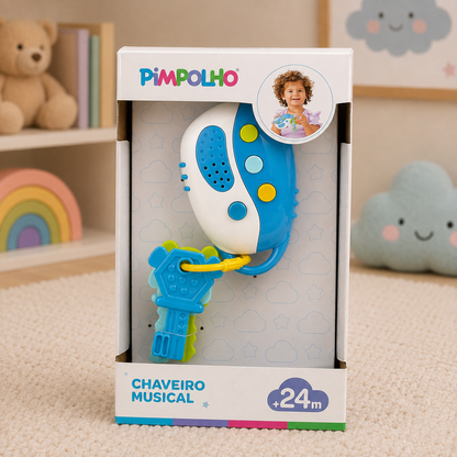 Brinquedo Chaveiro Musical
