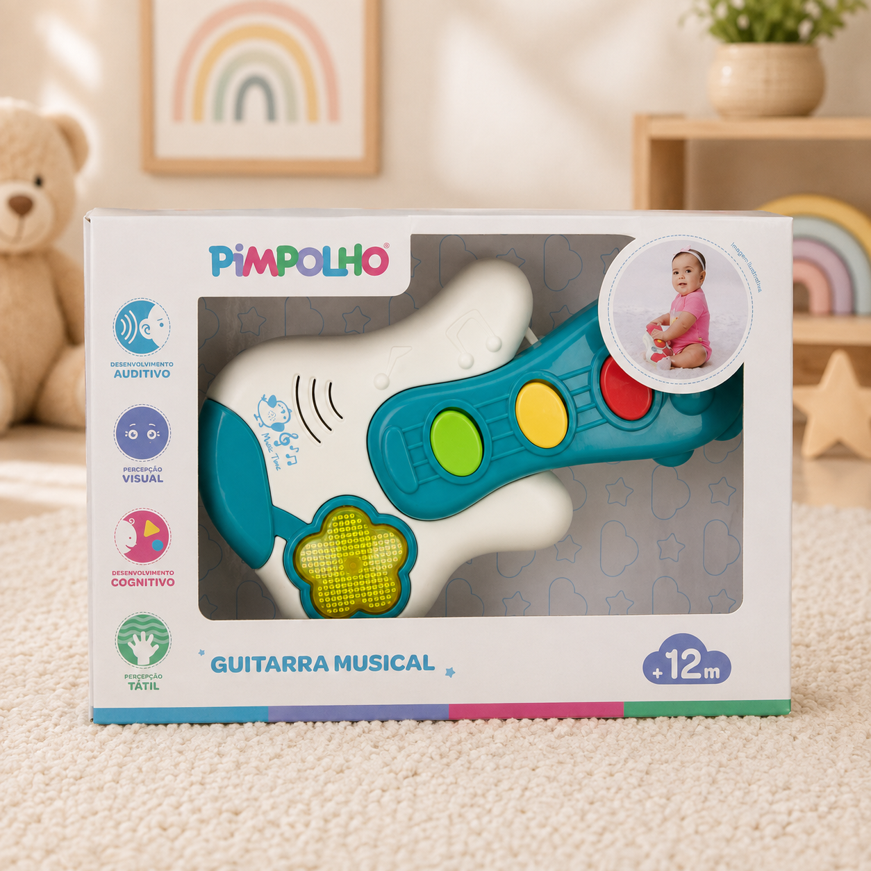 Brinquedo Guitarrinha Musical