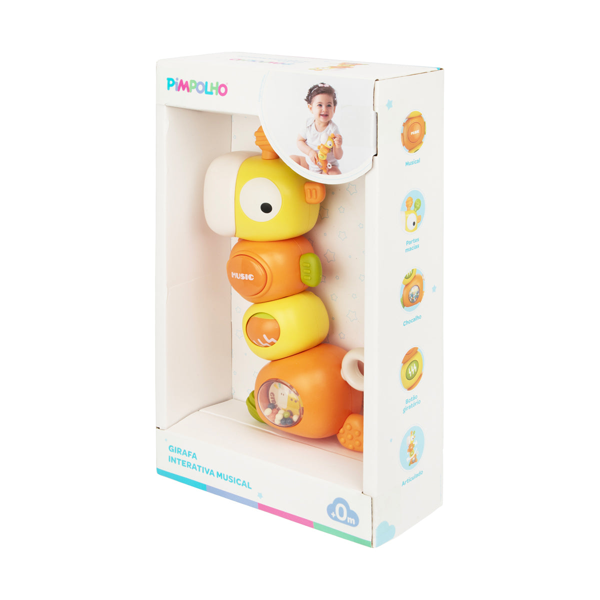 Brinquedo Interativo Musical Girafa
