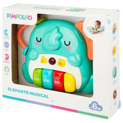 Brinquedo Piano Musical Elefante
