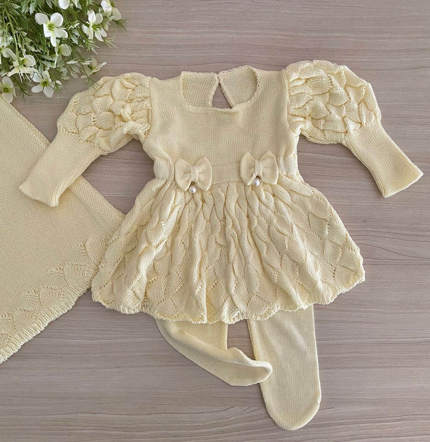 Saída Maternidade Tricot Bianca