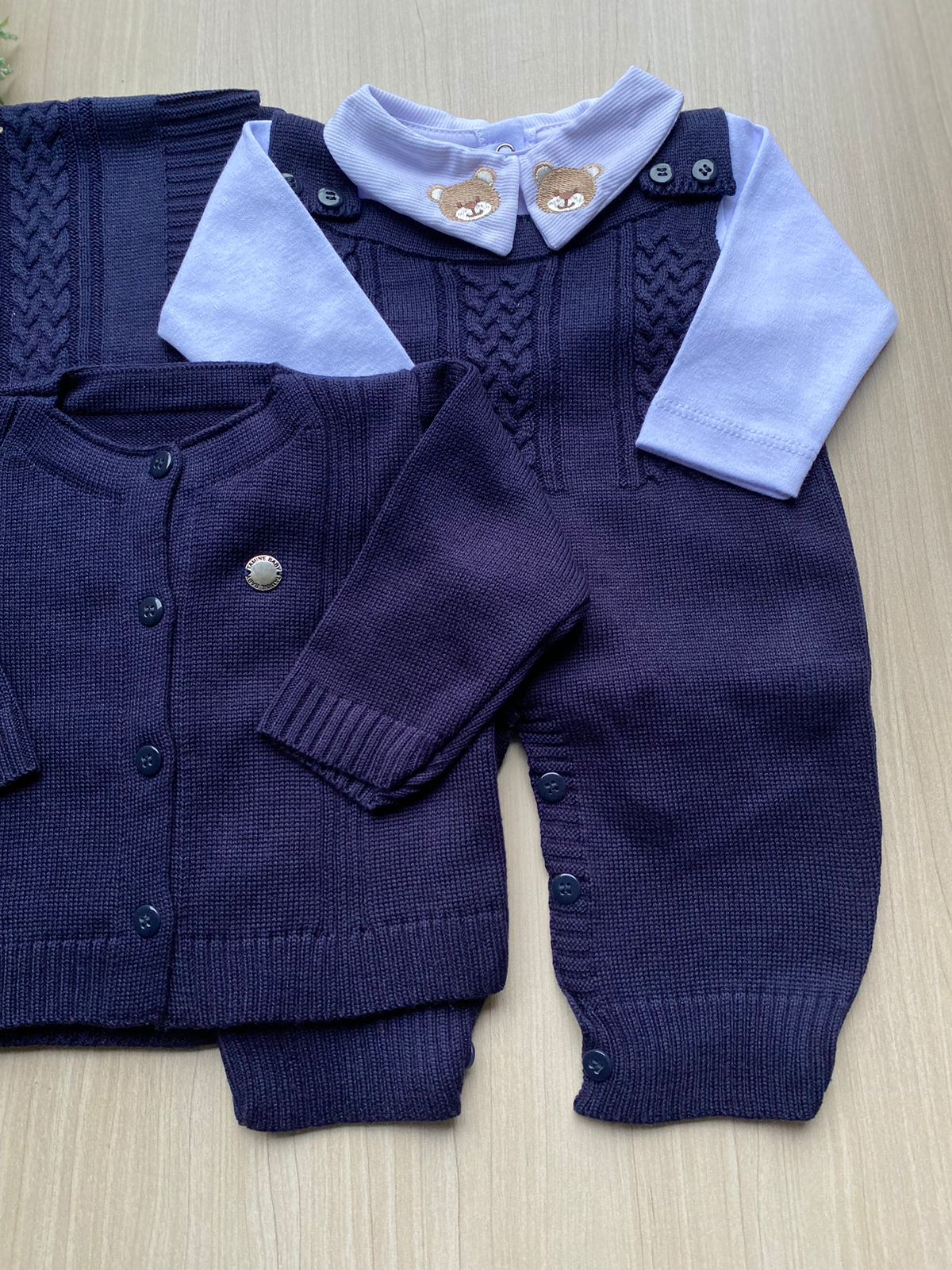Saída Maternidade Tricot Levi