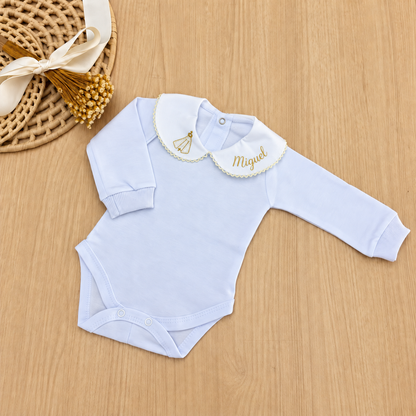 Body Bebê Nossa Senhora Batizado Personalizado