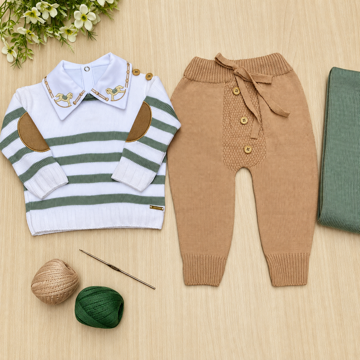 Saída Maternidade Tricot Ethan