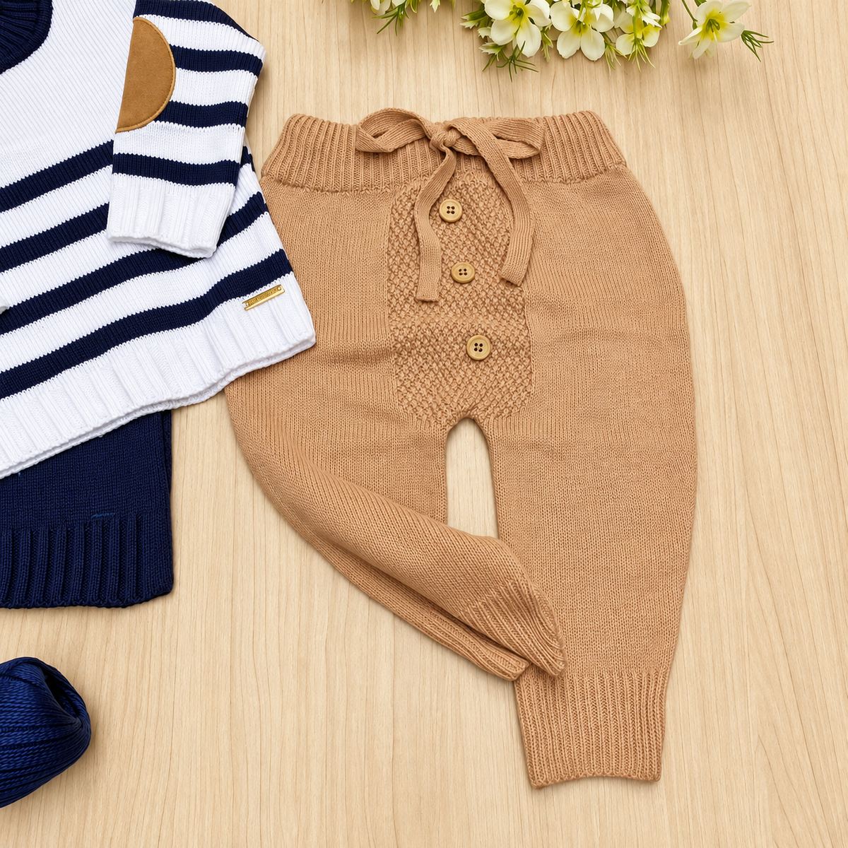 Saída Maternidade Tricot Ethan
